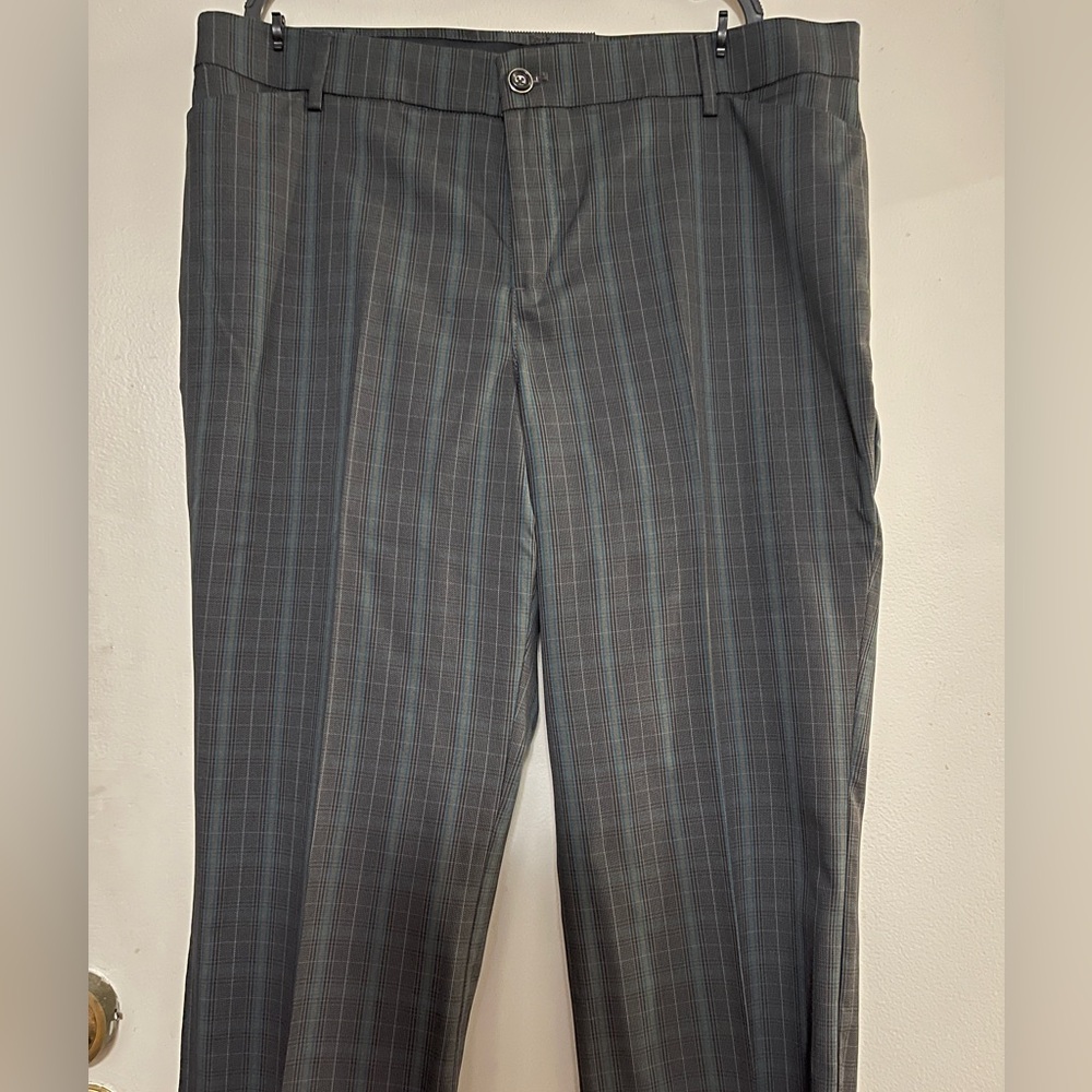 Lee Plus Size Flex Motion Trouser Pant - Grey plaid Size 20W